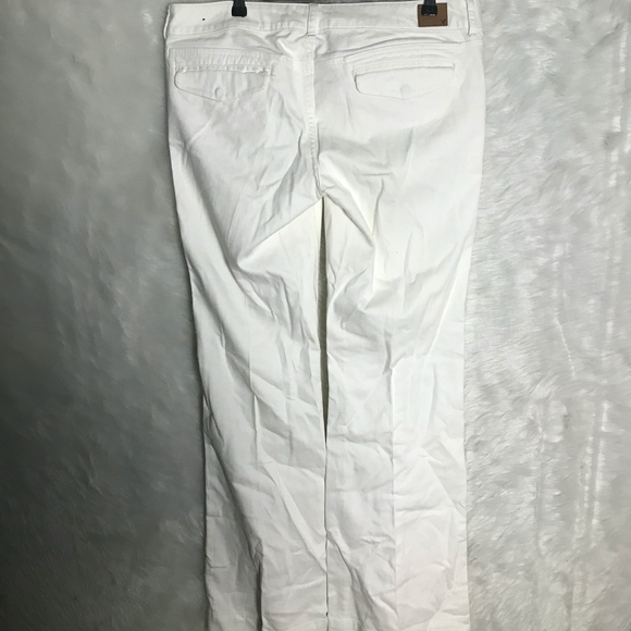 American Eagle X-Long Womans Size 14 White Trouser - Picture 2 of 2